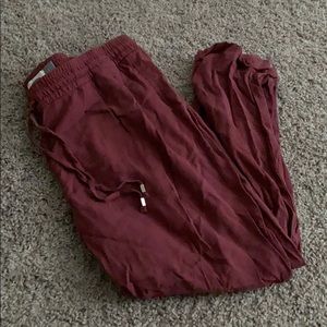Burgundy Trouser Pants